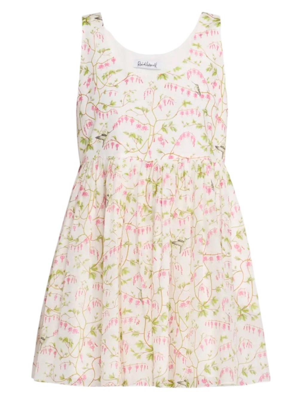 Rachel Antonoff Eliana Dress Bleeding Hearts Floral Silk Cotton‎ Mini Small NWT